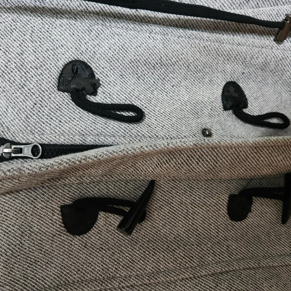 Sebby Gray Pea Coat Classic Winter Essential - Picture 5 of 9